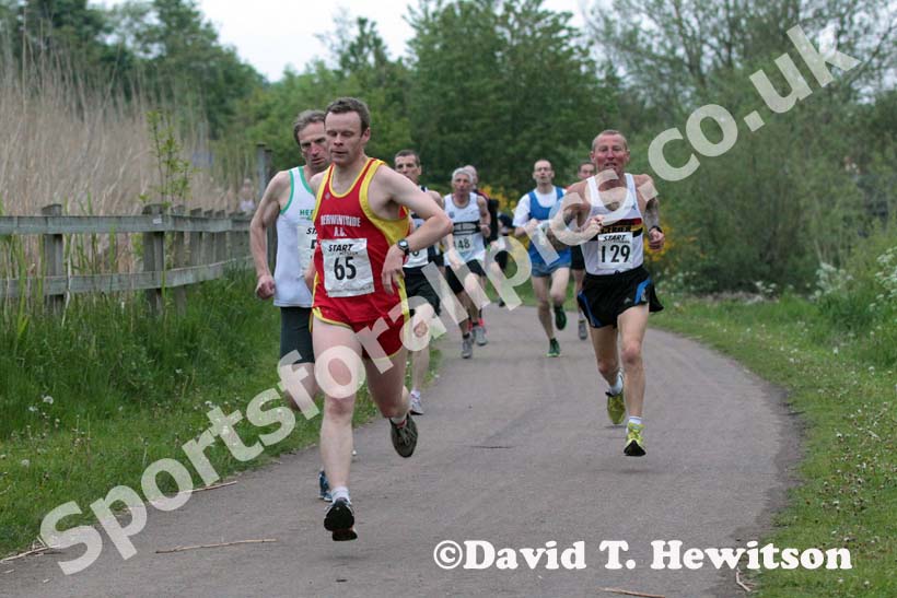 Soon after the start of the George Ogle Memorial Race, Rowlands Gill.